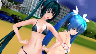 【MMD杯ZERO3参加動画】めんぼうミクさん＆葉月さんでロキ
