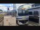 E217系Y-119編成 逗子駅2番線入線