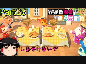 【あつ森】霊夢容疑者の無人島開拓【Part26】