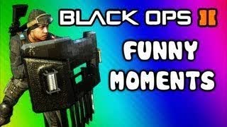 Black Ops 2 Funny Moments - Assault Shield Glitch, Adult Cod TV, Nogla High, Bad Emblem (Funtage)