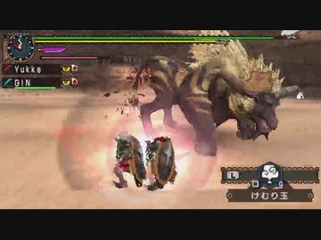 銀さんとペアラー太刀　3:17　G級　最後の招待状 【mhp2g】