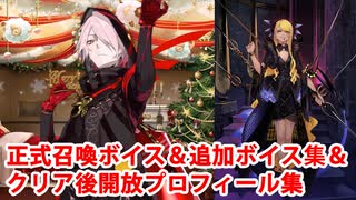 Fate/Grand Order カルナ〔サンタ〕＆ヴリトラ　召喚＆追加ボイス集＆開放プロフィール集（12/22追加・開放分）