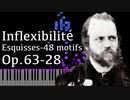 【アルカン】48のモチーフ集ーエスキス第3巻第28番 - 強情 - Op.63-28 -【Synthesia/Alkan/Inflexibilité/Esquisses-48 motifs】