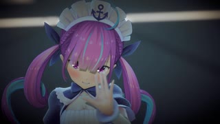 【MMD杯ZERO3】あくあちゃんの黒パンが見えそうで見えなくて少し見えちゃう動画【1080p60fps】