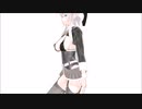 【MMD】ユーニス・黒サンタ水着版 Sexy Walk