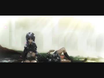 アサルトリリィ11話　桜の下で膝枕