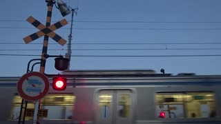 伊豆箱根鉄道大雄山線黒□踏切