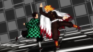 【鬼滅のMMD】煉獄さんと竈門少年でELECT