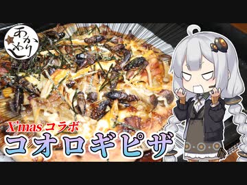 あかりめし#11「テリヤキコオロギピザ」【クリスマスコオロギパーティー】