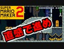 【マリメ2】直感に頼ると〇ぬコース【スーパーマリオメーカー2】