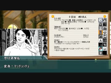 【ゆっくり人狼】ミステリ読みの過剰なる人狼　最終日【17A】
