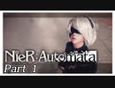 【実況】初見で楽しむニーア オートマタ #1【NieR:Automata】