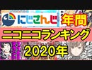 年間にじさんじニコニコランキングSP03 2020年