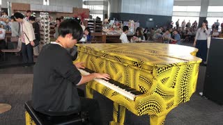 【都庁ピアノ】独学でパプリカ弾いてみた