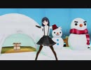 【MMD杯ZERO3参加動画】朝潮でstar night snow【モデル配布】