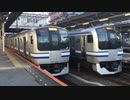 E217系Y-49編成+Y-123編成 千葉駅9番線発車
