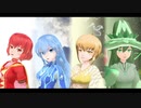 【MMD杯ZERO3参加動画】　MMD魔術演技 Ver2　【MMDオリキャラ】