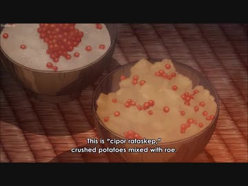 食事シーンと顔芸1