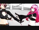 【MMD杯ZERO3参加動画】 Side to Side  - STONE式 MeIKO + STONE式 LuKA 【MMD-PVF7】