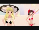 【東方MMD】霊夢と魔理沙でロキ