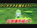 ポケモンピカブイ　フシギダネを捕まえる方法！出現場所紹介！図鑑コンプへの道！　【ポケットモンスター Let's Go! ピカチュウ・イーブイ】