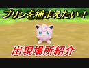 ポケモンピカブイ　プリンを捕まえる方法！出現場所紹介！図鑑コンプへの道！　【ポケットモンスター Let's Go! ピカチュウ・イーブイ】
