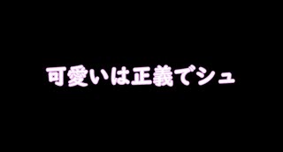 可愛いは正義でシュ