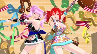 【MMD】ポジティブ☆ダンスタイム【重音テト　小春音アミ】