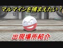 ポケモンピカブイ　マルマインを捕まえる方法！出現場所紹介！図鑑コンプへの道！　【ポケットモンスター Let's Go! ピカチュウ・イーブイ】