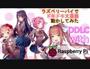 【DDLC with Raspberry Pi】ラズベリーパイでドキドキ文芸部！は遊べるか【Can DDLC play with Raspberry Pi?】