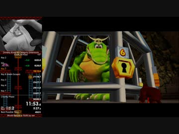 【RTA】ドンキーコング64 Any% All Keys 49:55 part1