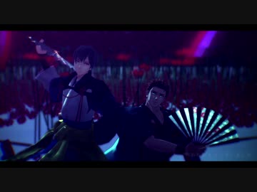 【MMD文アル】虹色蝶々【秋と露】