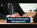 What is performance management