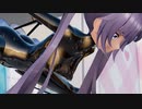 【Ray-mmd】ボディスーツモナがマジックミラーのある部屋で耐久前後運動