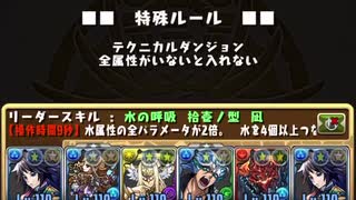 【パズドラ】ソール&マーニ降臨壊滅級 ソロ周回編成その2