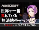 【マイクラ】世界で一番荒れている無法地帯サーバー『２ｂ２ｔ』にバニラで潜入してみた【Minecraft】