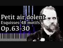 【アルカン】48のモチーフ集ーエスキス第3巻第30番 - 悲しき小さな歌  Op.63-30【Synthesia/Alkan/Petit air dolent/Esquisses-48 motifs】