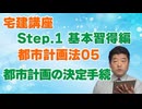 令和８年受験用[Step.1都市計画法05]都市計画の決定手続