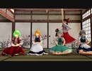 【MMD杯ZERO3参加動画】ZAZEN～博麗神社編～