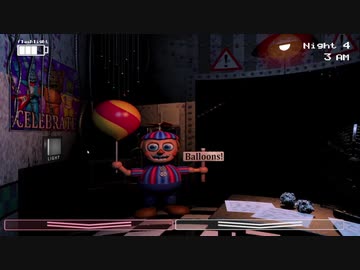 【実況】運命を刻むFNaF2 第四夜【Five Nights at Freddy's 2】