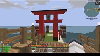 【刀剣乱舞偽実況】鶴丸国永、自ら島流し　その24【Minecraft】