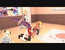 後背位の体勢で合体する赤井はあとと桐生ココ