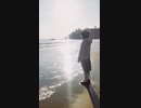 李さん冬のビーチvlog