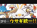 【実況】ポケモン剣盾 ゴリ…可愛いウサギ統一でたわむれる