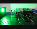 532nm 20000mW 強力な緑色レーザー光源