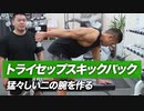 トライセップスキックバックのやり方 | 二の腕を手軽に鍛えられる！【ビーレジェンド プロテイン】