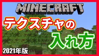 【2021年版】テクスチャの入れ方！【マイクラ】java版