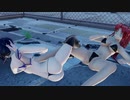 【MMD】アキレス腱固め
