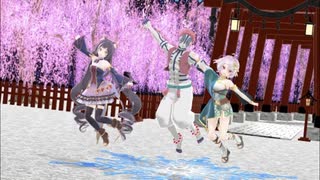 【鬼滅×プリコネ】夜もすがら君想ふ【猗窩座 キャル コッコロ】鬼滅のMMD プリコネMMD