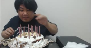 ホモと見るオカザキゾウアザラシ特製クリスマスケーキ